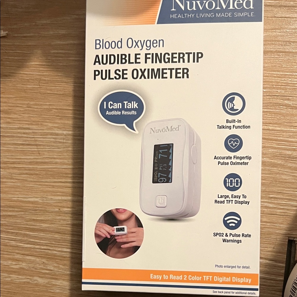 NuvoMed Fingertip Pulse Oximeter